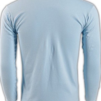 SKLST003 printstar light blue 133 long sleeved men' s T shirt 00101-LVC online ordering basic type typical classic whole cotton cotton 100% tee shirts long sleeved sporty breathable tees supplier long sleeved tshirts company price front view